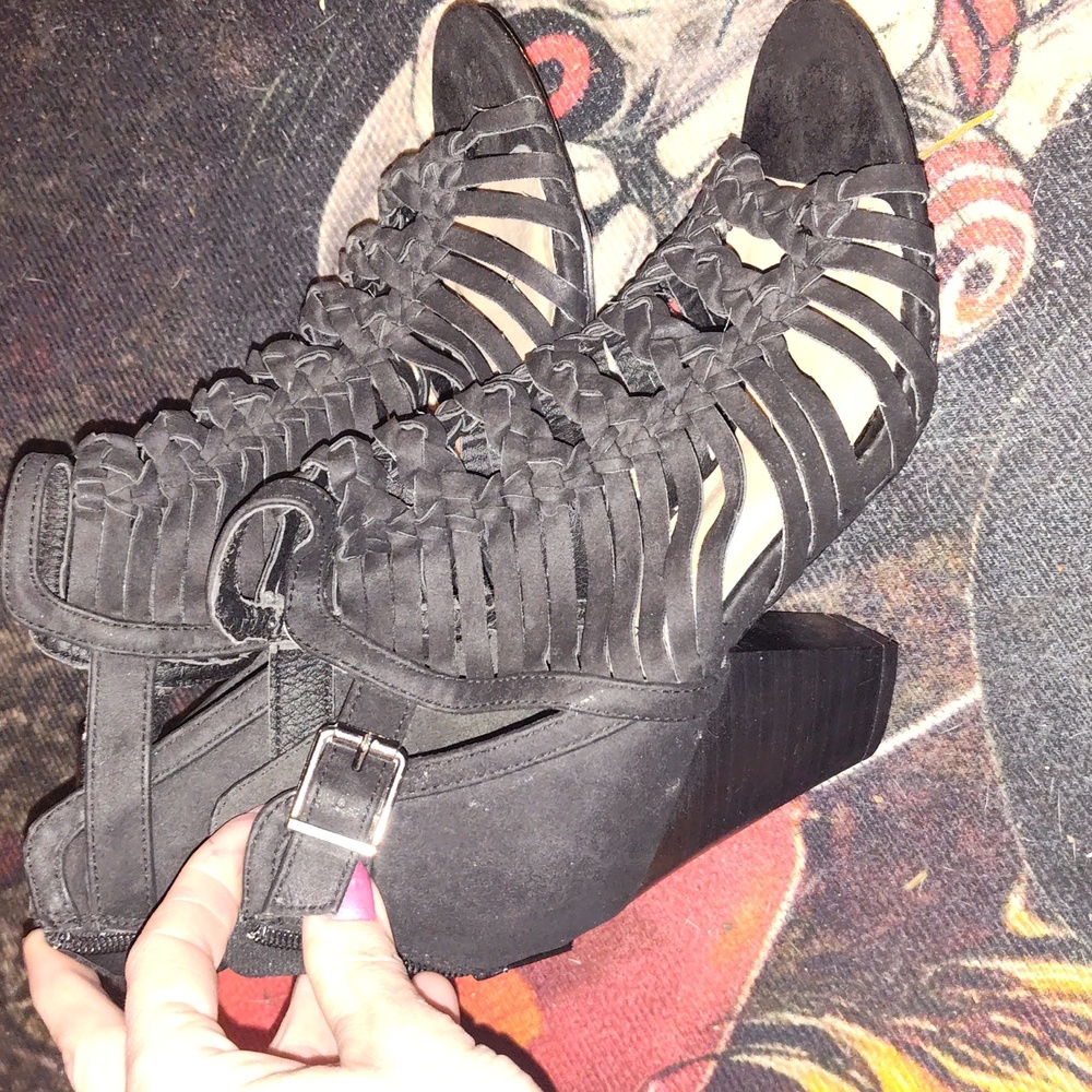 Small Black platform heel